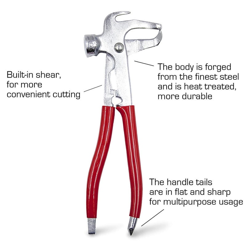 CKAuto Wheel Balancing Weight Plier Hammer Tool, Wheel Weights Clip On - Image 2